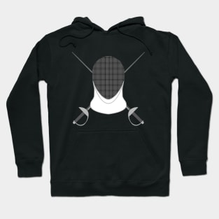 Fencing Mask and Sword Hoodie